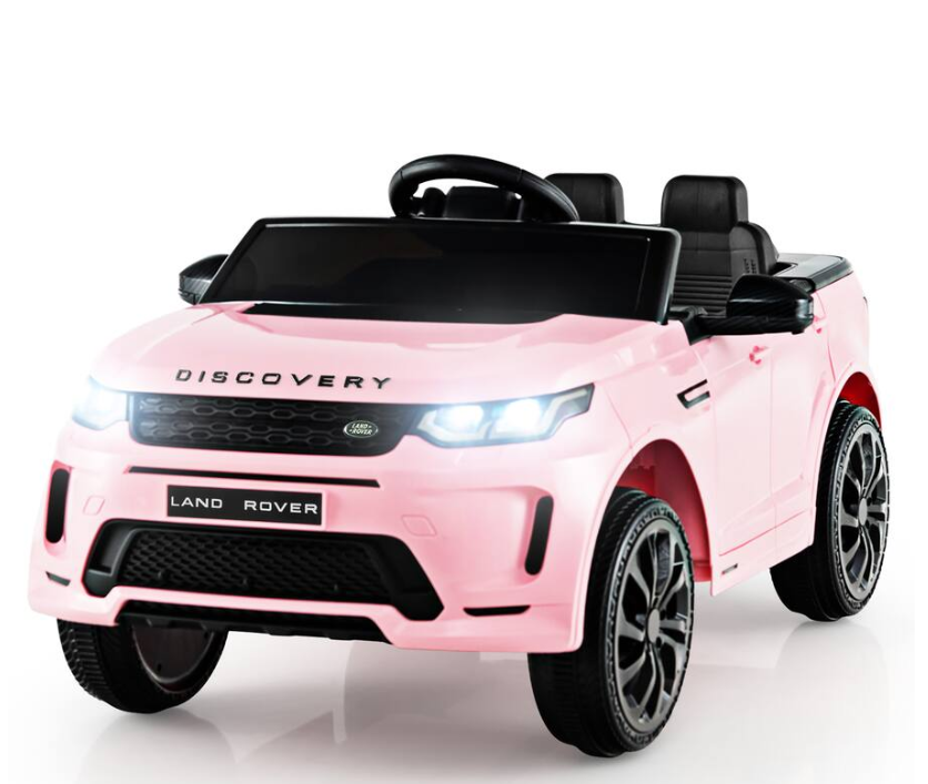 Pink Land Rover
